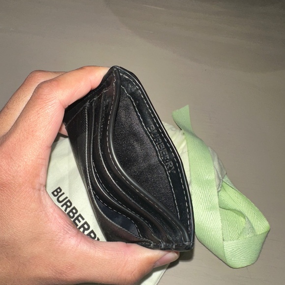 Burberry - London Check Money Clip Card Case - Picture 3 of 4